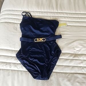 NWT Michael Kors One Shoulder Swimsuit